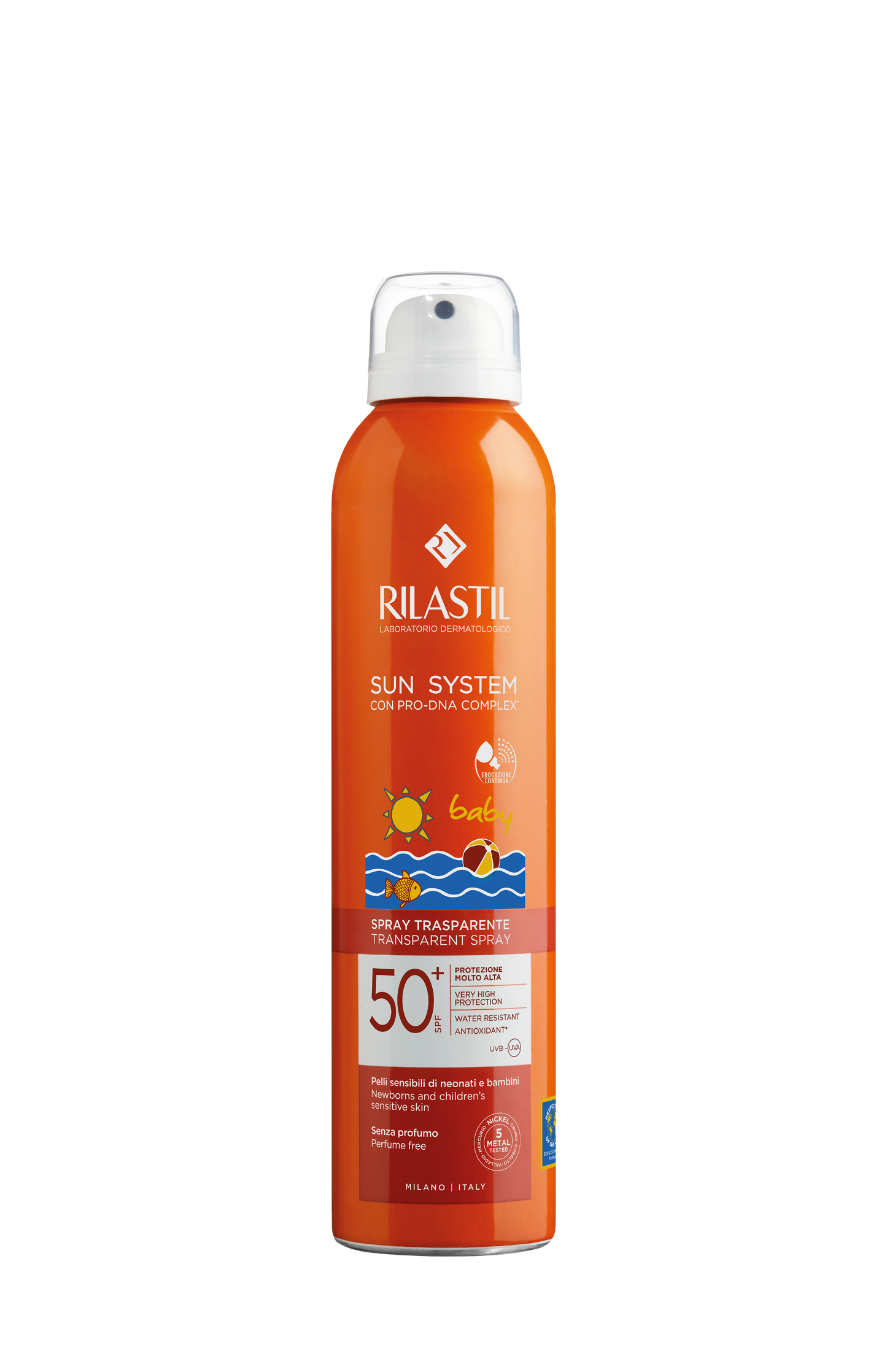 Sun System Spray Baby Transparente SPF50+